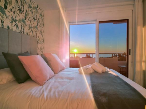 Apartamento Pura Vida! Vistas al mar, playa a 5 min. Terraza, WiFi y A/A., Aguadulce